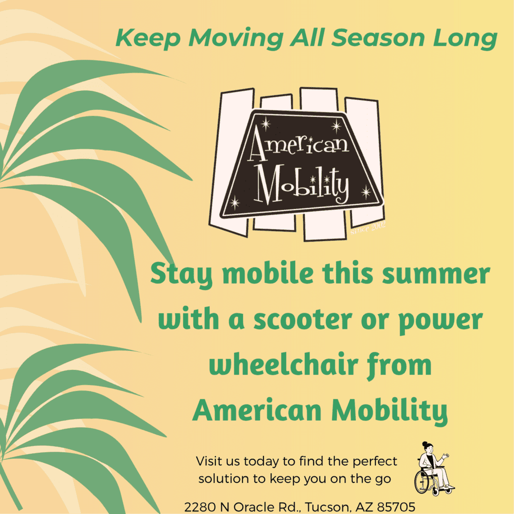Stay mobile this summer with a scooter or power wheelchair from American Mobility