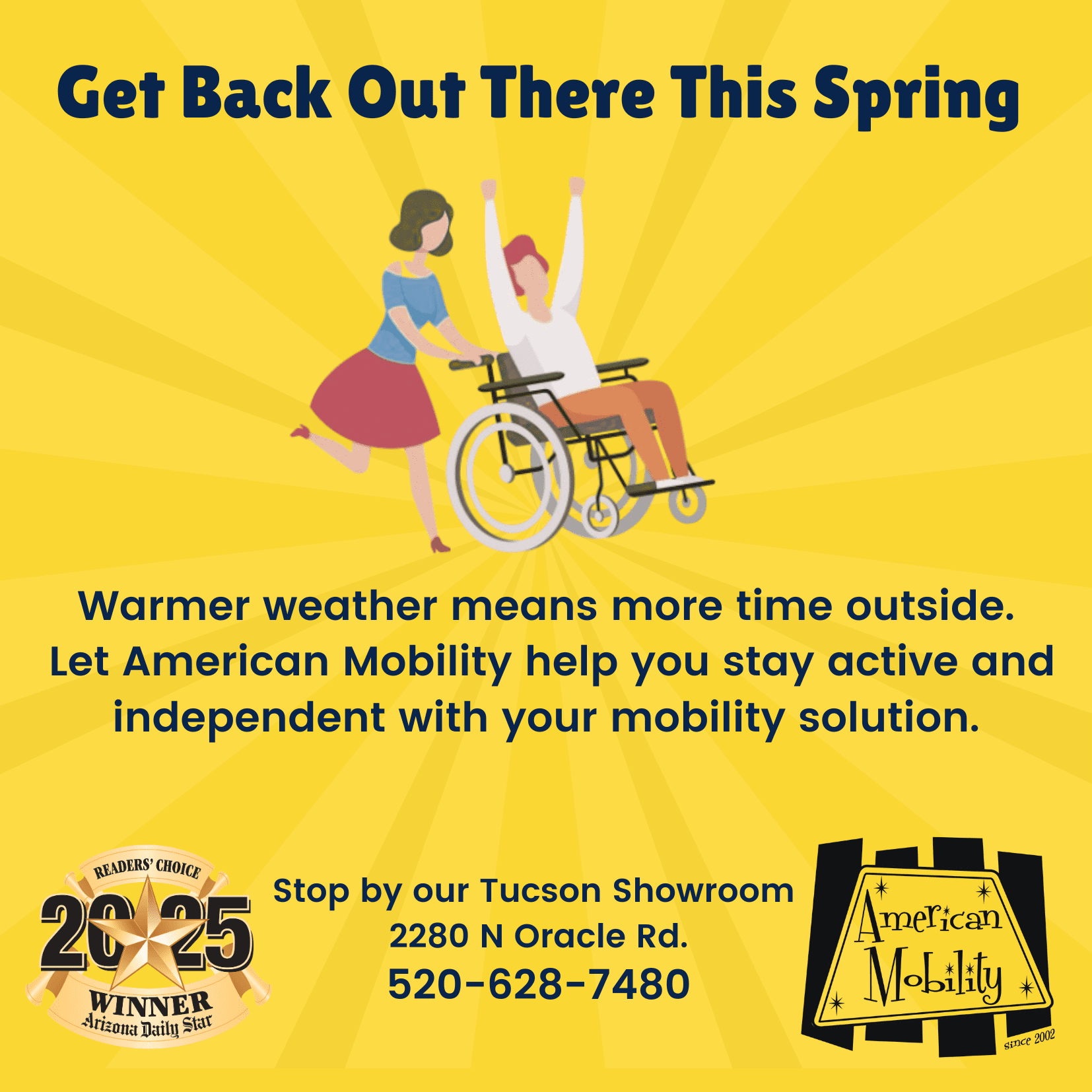 American Mobility Spring Warmer Weather