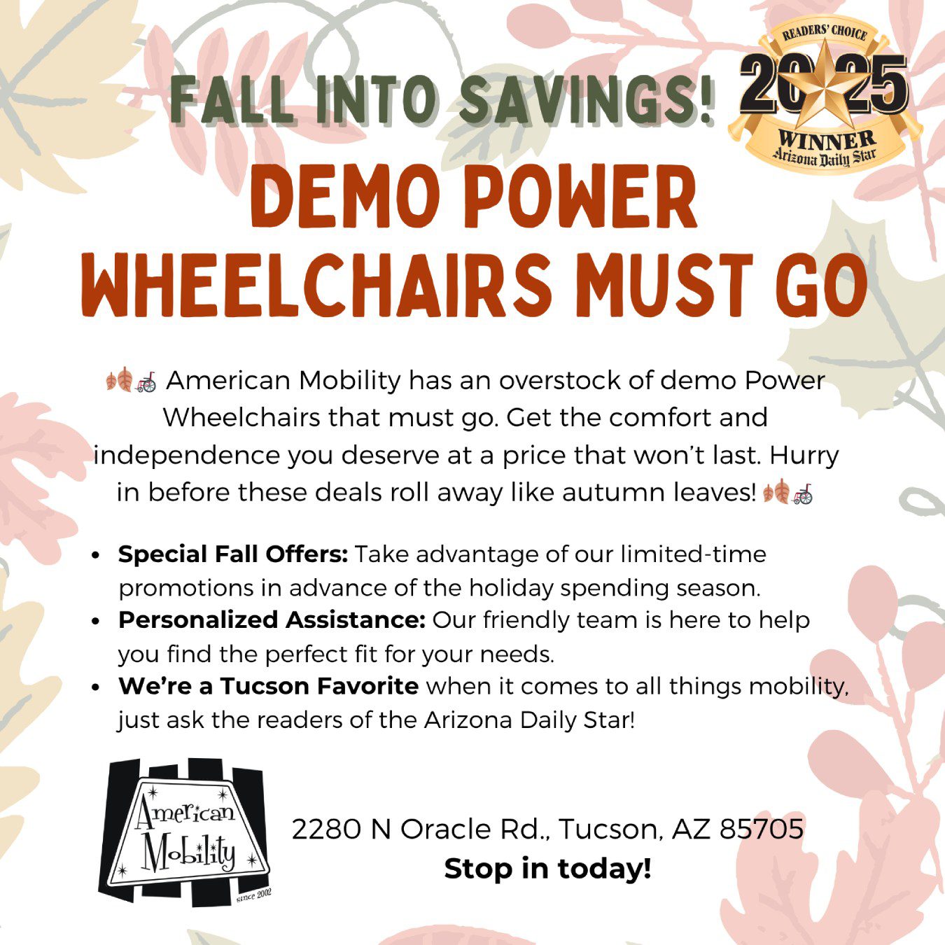 Fall into Savings